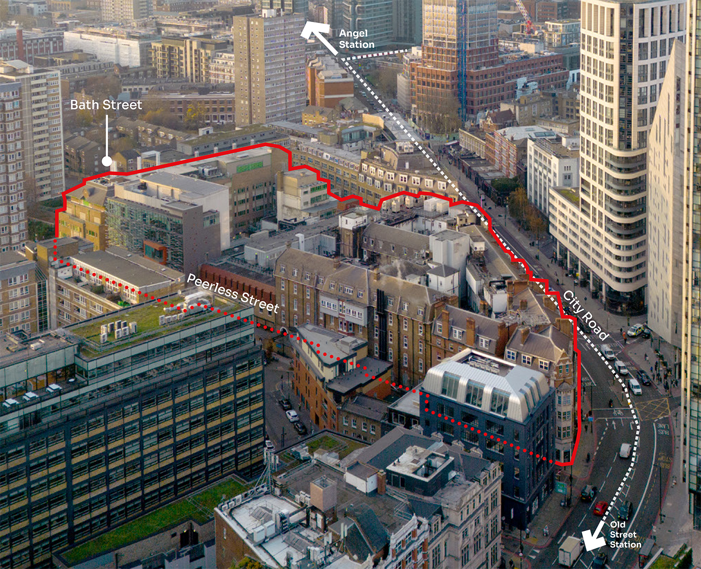 Site map outlines