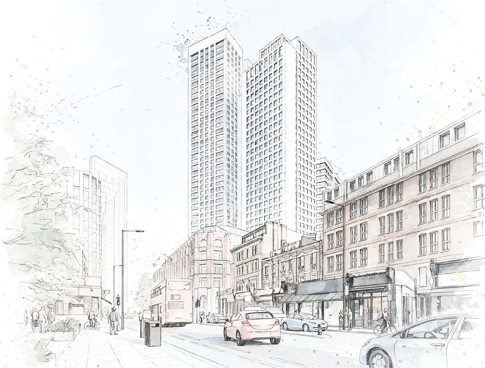 Image-01 Proposed view from City Road north